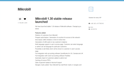 Desktop Screenshot of blog.mikrobill.com